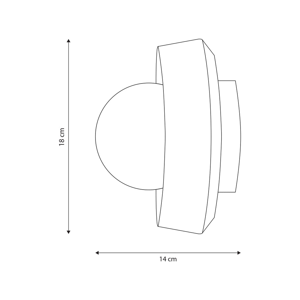 Orba Wooden Wall Lamp